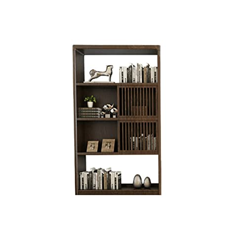 CCKUHN Bücherregal, hohes Bücherregal, neues Bücherregal im chinesischen Stil, Kombinationsschließfach, Büro, Arbeitszimmer, Bücherregal, Bücherregal, Organizer (Farbe: A) (B)