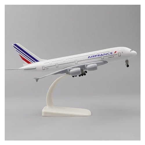 Ferngesteuertes Flugzeug Flugzeugmodell Aus Metall, 20 cm, 1:400, Typ A380, Metallnachbildung, Legierungsmaterial, Luftfahrt (Größe : E)