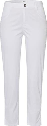 BRAX Damen Style Mary Ultralight Cotton 5-pocket Hose, Weiß, 34W / 30L EU