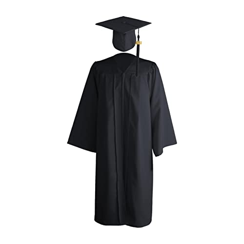 LOSOO Akademisch Talar Und Quaste 2023 Abschluss Robe Herren Damen Erwachsenen Für Hochschule Und Bachelor