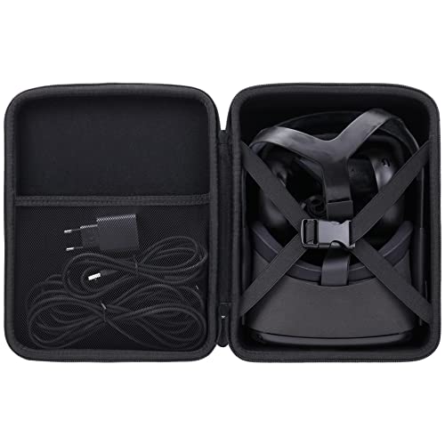 Aenllosi Hart Hülle Tasche für Meta Quest 2/Oculus Quest 2/PICO 4 VR Headset (Nur Tasche) (Schwarz)