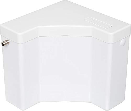 WC Eckspülkasten Classic | Kunststoff | Spül-Stopp-Funktion | 6-9 Liter | Tiefspülkasten | Spülkasten für WC, Toilette | Weiß