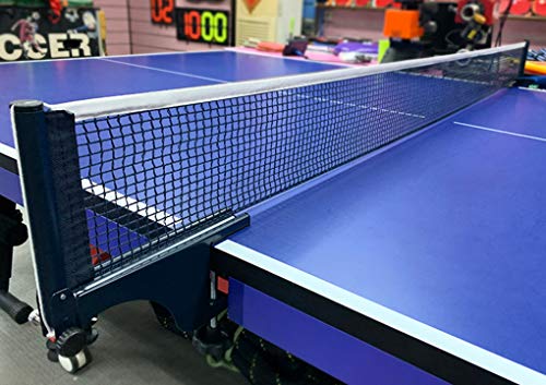 IPENNY Tischtennisnetze PE Tisch Tennis Netz Ping Pong Net TT-Netz Einzelnetz （Ohne Halterung） Professionell Tischtennisnetze Weißer Rand 175cm * 14cm