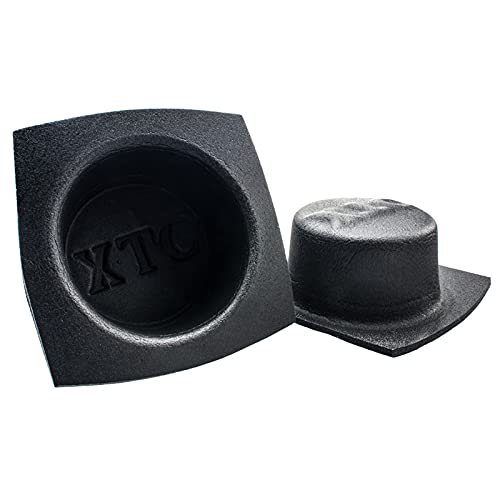 Metra VXT62 - Kfz Lautsprecher-Schutzgehäuse aus Schaumstoff (rund/flach/Ø 14cm / Paar) für bessere Akustik & Schutz vor Wasser, Rost, Staub für Einsatz z.B. in Auto, Boot, Spa, Terrasse, UVM.