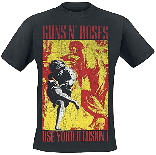 Guns N' Roses Illusion - Get In The Ring Männer T-Shirt schwarz L 100% Baumwolle Band-Merch, Bands