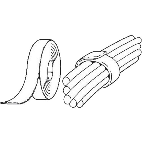 FASTECH® 910-010 Klettband zum Buendeln Haft- und Flauschteil (L x B) 1000mm x 20mm Weiß 1m