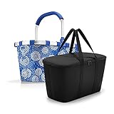 Set carrybag BK + coolerbag UH, BKUH Einkaufskorb mit passender Kühltasche, Twist Silver + Black (70527003)