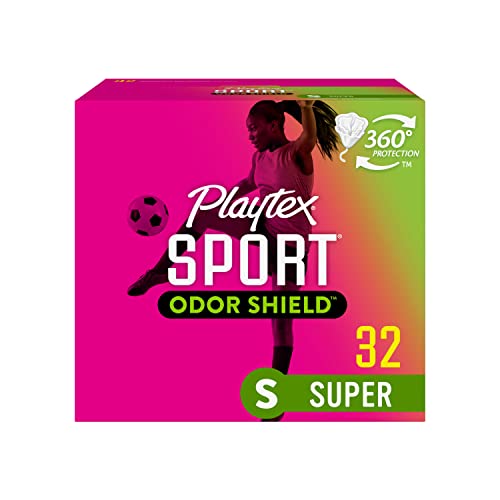 Playtex Sport Fresh Balance Tampons with Odor Shield Technology, Super, Scented - 32 Count