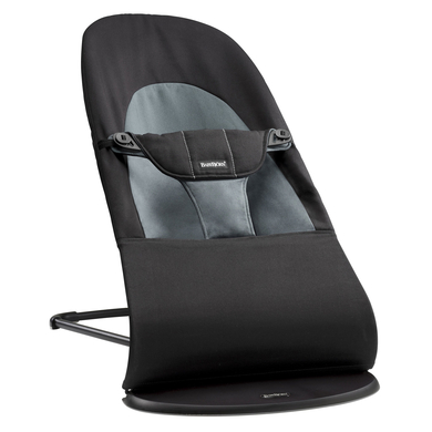 BABYBJÖRN Babywippe Balance Soft (Schwarz/Dunkelgrau, Baumwolle)