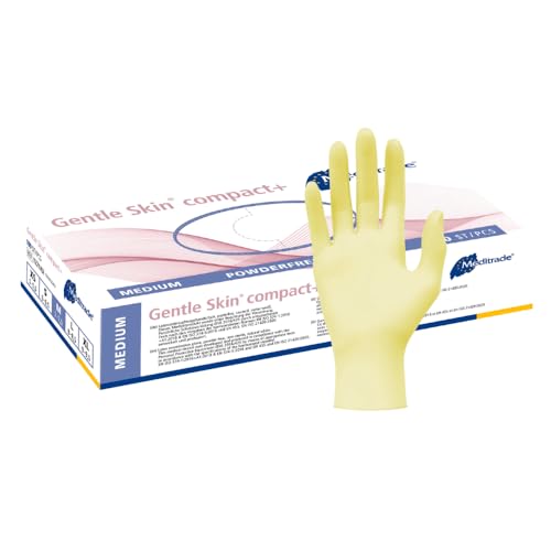 Latex-Handschuh Gentle Skin compact 400 Stück (4 Boxen à 100 Stück) (M)