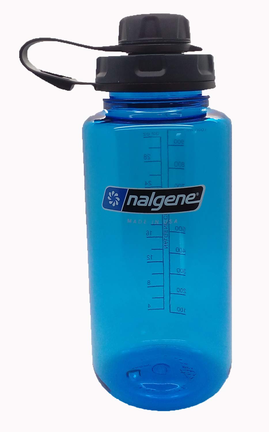 Nalgene Flasche 'Everyday Weithals' - 1 L, blau, capCAP'-schwarz