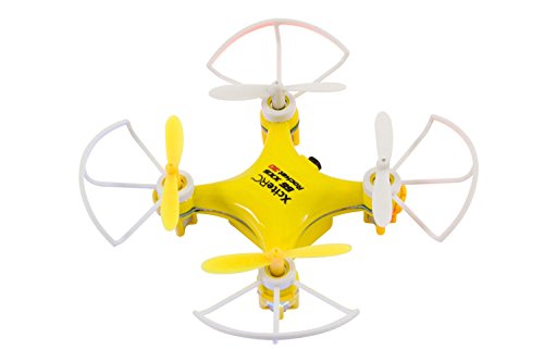 XciteRC 15007300 - Ferngesteuerter RC Quadrocopter Rocket 55XXS 3D 4-Kanal RTF Drohne, gelb