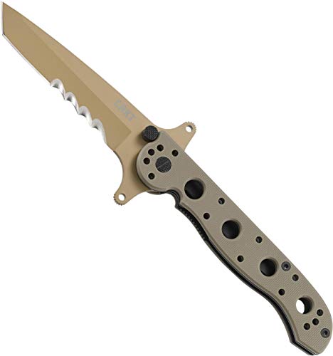 COLUMBIA RIVER KNIFE & TOOL M16-13 Special Forces, Tan G10 Handle, Tanto, Combo
