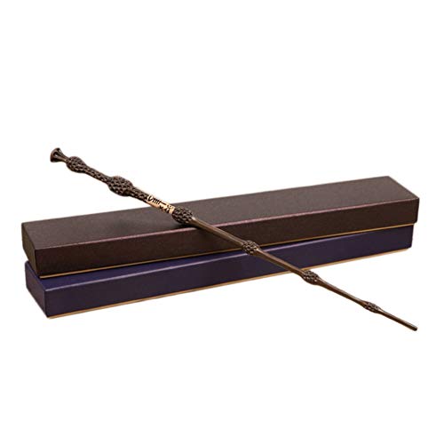 ZFLY-JJ Cosplay Props Zauberers Wand, Dumbledore Wand Resin Zauberstab Harry Potter Zauberstab Der Elderstab, Lila Box,Dumbledore