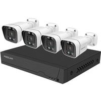 Foscam FNA108E-B4-2T LAN IP-Überwachungskamera-Set 8-Kanal mit 4 Kameras 3840 x 2160 Pixel