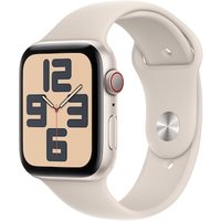 Apple Watch SE (2. Gen) LTE 44mm Alu Polarstern Sportarmband Polarstern - S/M