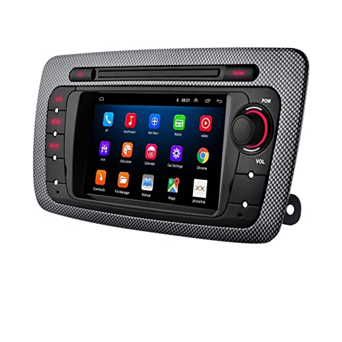 KOPHENIX Android 9.0 Autoradio Fit for Seat Ibiza 6J 2009 2010 2012 2012 2013 Mk4 FR GPS. Navigation 2 DIN-Bildschirm Audio-Multimedia W-LAN 2Diner Spieler (Color : 1G-16G)