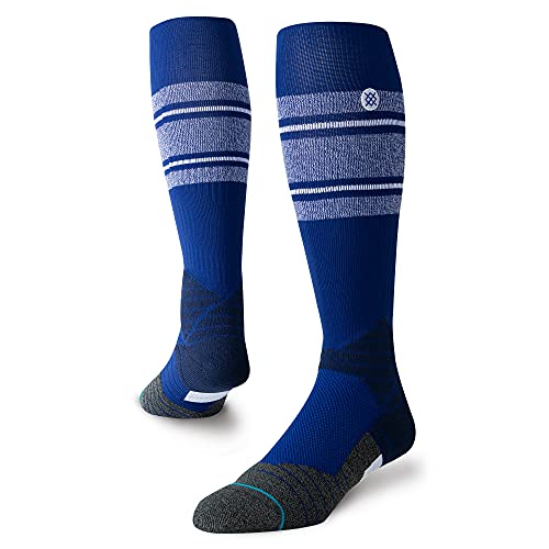 Stance Diamond Pro Stripe OTC Socks (Medium, White/Blue)