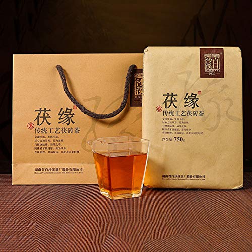 Chinesischer Kräutertee Golden Flower Fu Zhuan Tee Schwarzer Tee 750g Neuer Dufttee Gesundheitspflege Blumentee Hochwertiges gesundes grünes Essen