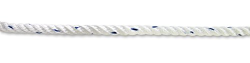 Chapuis NP10 Seil Polyamid Twisted – 1,9 t – Durchmesser 10 mm – Bobine de 70 m – weiß/blau 1 weiß/kabellos, blau