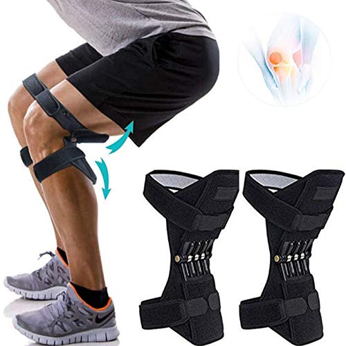 GGMWDSN Knie-Booster - Verbessern Sie Die Kniekraft Und Heben Sie Die UnterstüTzung, Lindern Sie Schwache Beine, Knie-Arthrose, Arthritis, Kniebeugen, EinheitsgrößE - Paar