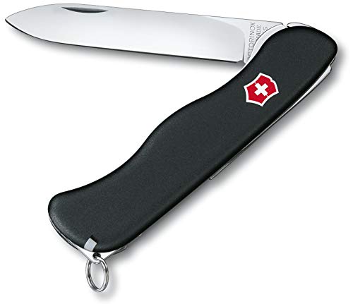 Victorinox Taschenmesser Sentinel (4 Funktionen, Grosse Feststellklinge, Leicht) schwarz