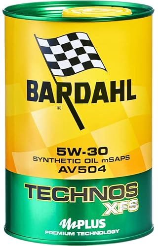 Bardahl 308040 Technos XFS AV504 5W30 Motoröl für Auto, 1 l