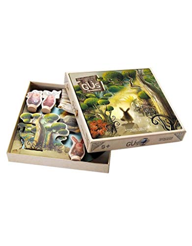 Brettspiel - kooperativ Gesellschaftsspiel für Kinder und Familien 2-5 spielers ab 5 Jahren - Marbushka [Güs - magischer Wald] - ökologisch, nachaltig und fair-Trade aus natürlichen Materialien
