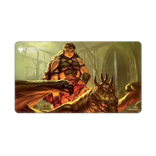 Ultra Pro - Commander Series #1 Mono - Magda Stitched Playmat for Magic: The Gathering, Limited Edition MTG Gaming Zubehör Oversize Mousepad für Gamer
