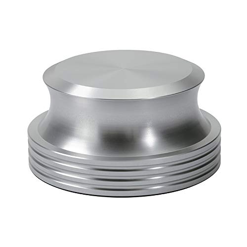 Dynavox Plattenspieler-Stabilizer PST420 Silber, Auflagegewicht für Plattenspieler aus Aluminium, Gewicht 420 g