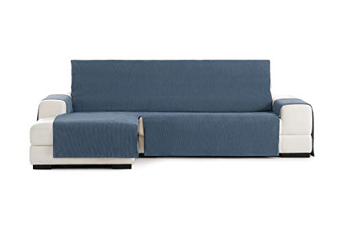 Eysa Loira Protect wasserdichte und atmungsaktive Sofa überwurf, 65% Polyester 35% Baumwolle, blau, 290 cm