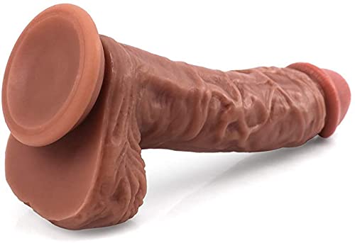 Realistischer Dildo, Echtes Penis-Sexspielzeug, 26,5 Cm, Realistisches Sexspielzeug Mit Push-Funktion, Super-Sauger