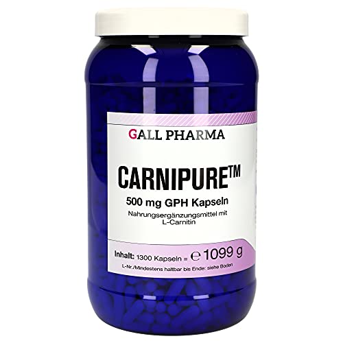 Gall Pharma CarnipureTM 500 mg GPH Kapseln, 1300 Kapseln
