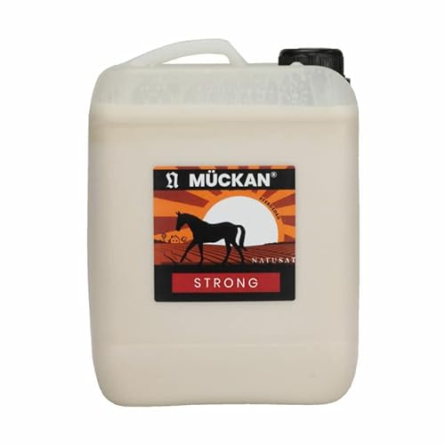 Natusat Mückan Strong - Desodorierender Schutz zur Hautpflege für Pferde (5000 ml) (Vorher Mückan Bremse)