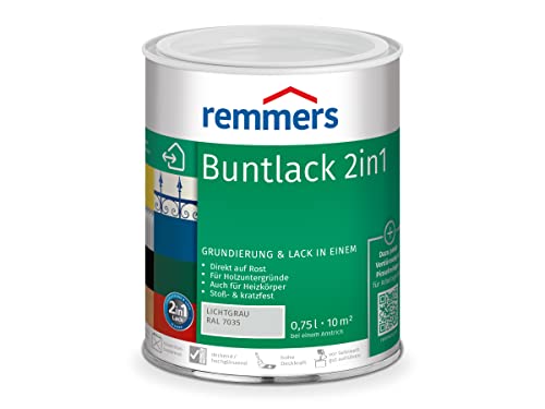 Remmers Aidol Buntlack 2 in 1 - lichtgrau (RAL7035) 750ml