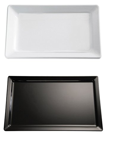 GN Tablett, SERIE"PURE", aus Melamin, stapelbar und spülmaschinenfest, in weiß oder schwarz/erhältlich in GN 1/1, 1/2, 1/3, 2/3, 1/4 oder 2/4 | SUN (A2 - GN 1/2, weiß)