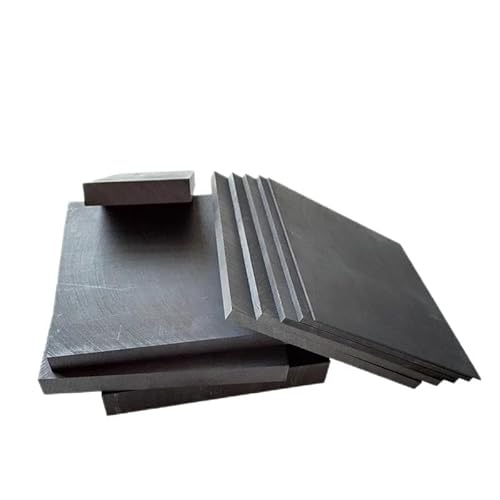 HOOCOM Graphitplatte Platte Platte aus hochreinem Kohlenstoff Graphitelektrode Graphitkohlenstoffplatte hochreine Form DIY Verwendung 3D-Druck ISO (Größe: 50 x 100 x 100 mm)