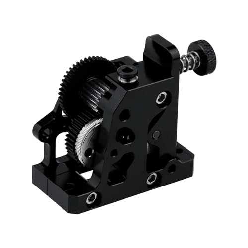 SHIDIFE Haldis 3D-Drucker-Zubehör, alle Metall-Aluminium-Teile, hochwertiger gehärteter Stahl, HGX-LITE-Extruder, Untersetzungsgetriebe-Extruder (Color : Black)