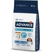 ADVANCE Medium Light +8 Monate Hundefutter, 12kg, 1er Pack (1 x 12 kg)