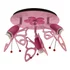 Deckenstrahler Schmetterlinge Holz rosa ¦ rosa/pink ¦ Maße (cm): H: 30 Ø: [40.0] Lampen & Leuchten > Innenleuchten > Deckenlampen - Möbel Kraft