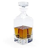 A.P. Donovan - Whisky-Karaffe - Whiskey-Karaffe Set/Dekanter - mit Verschluss - für besondere Genussmomente - 750ml - Minimal