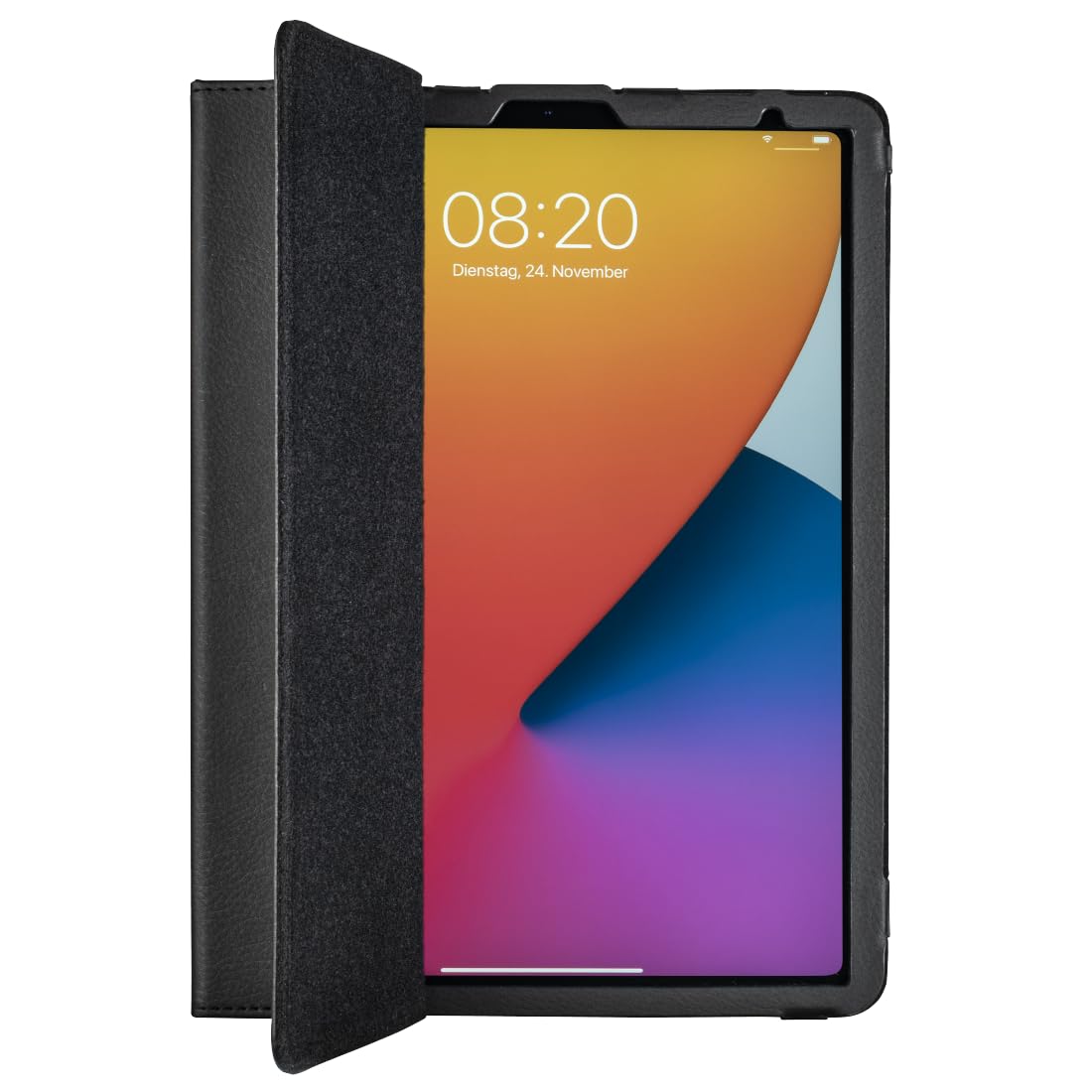 Hama Hülle für iPad Pro 2020 / 2021 / 2022 12.9 Zoll (aufklappbares Case für Apple Tablet, Schutzhülle mit Standfunktion, einfaches ein- und herausschieben, magnetisches Cover) schwarz