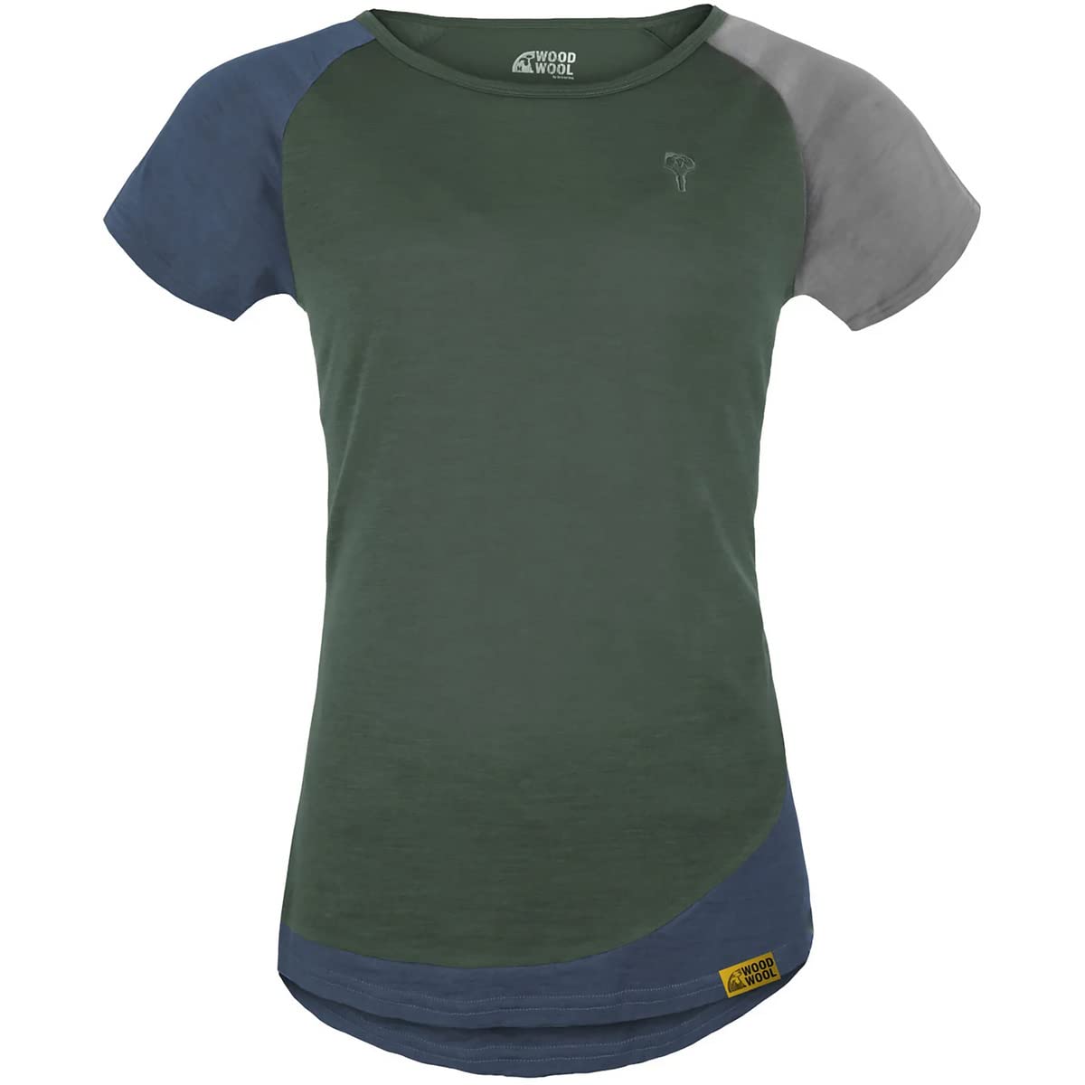 Grüezi-Bag Damen Janeway WoodWool T-Shirt, Bayberry Green, M