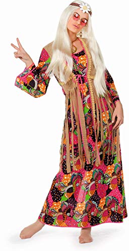 Damen Hippie-Kleid lang (42)