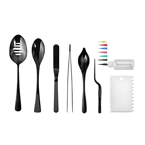 mikamax - mm - Chef's Plating Tool Set - Kueche Chef kochutensilien - Kulinarische beschichtungsset - Plating kit