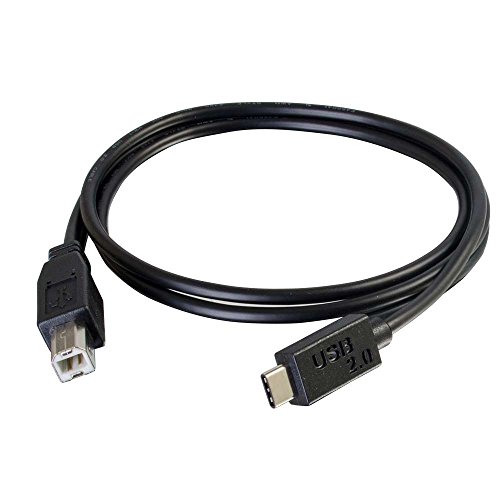 C2G 4M USB-C-Druckerkabel, USB-C auf USB-B 2. 0 Kompatibel mit Druckern und Scannern von HP, Epson, Brother, Samsung, Cannon und Allen Anderen USB-Typ-C/B-Geräten
