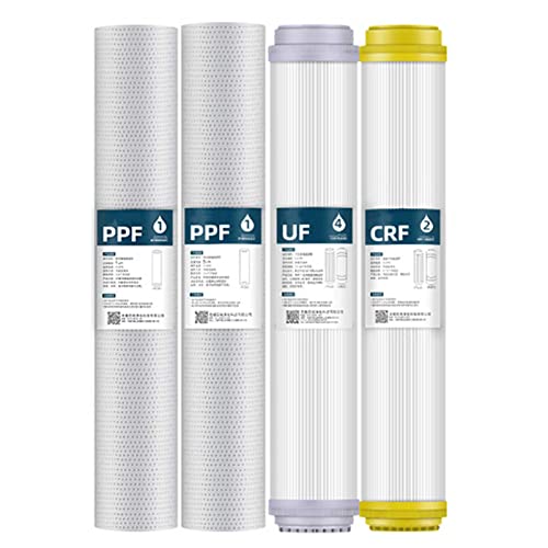 Umkehrosmose-ersatzfilter-kit, 0,01 Mikron Ultrafiltrations-harz-filterelement, Erneuerbar, Passend Für Alle 20"-gehäuse-wasserfilterelemente (pp/pp/uf/fof)