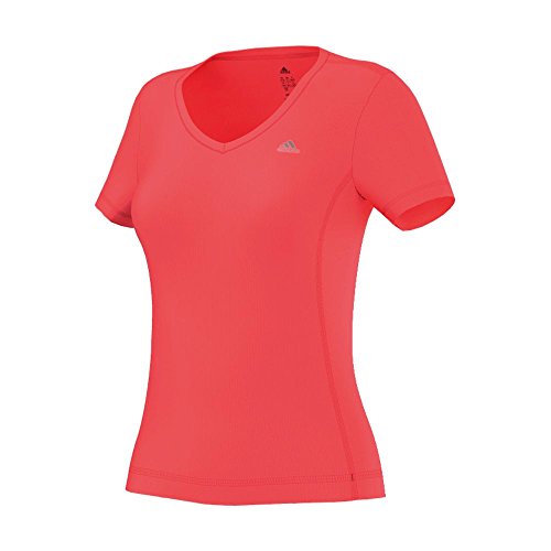 adidas Damen Clima Essentials T-Shirt, Flash Red S15, S