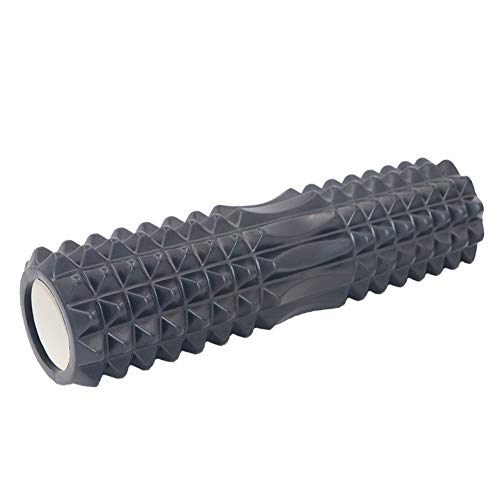 Faszienroller Faszienrolle Schaumstoffrolle für tiefe Gewebemuskelmassage Trigger Point Foam Roller Schaumstoffrolle Übungsrolle 2-black,45cm