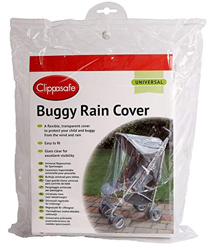 Universal Buggy Rain Cover By Clippasafe Transparent